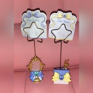 Sailor Uranus and Sailor Neptune sunstar stationery memo stands